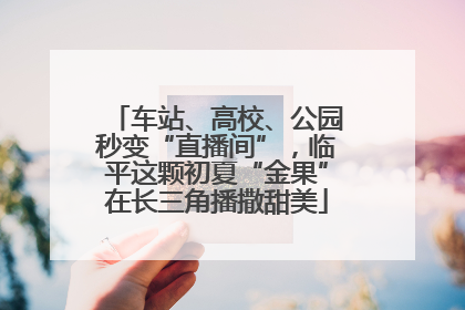 车站、高校、公园秒变“直播间”，临平这颗初夏“金果”在长三角播撒甜美