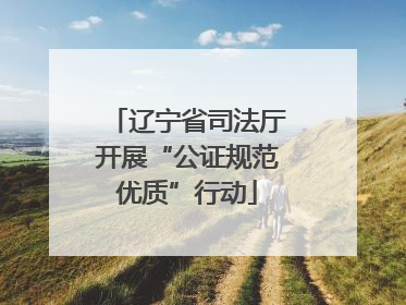 辽宁省司法厅开展“公证规范优质”行动