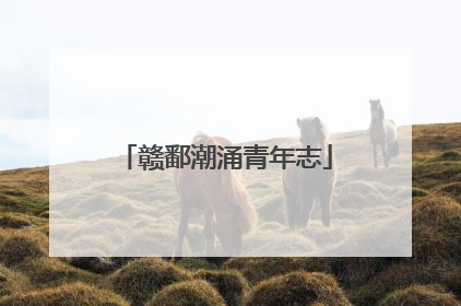 赣鄱潮涌青年志