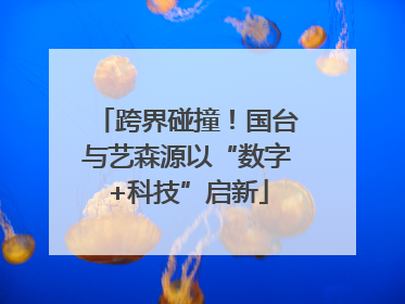 跨界碰撞！国台与艺森源以“数字+科技”启新