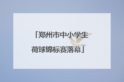 郑州市中小学生荷球锦标赛落幕