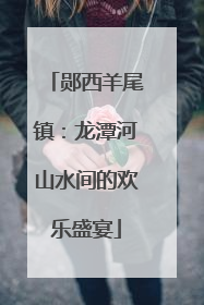郧西羊尾镇：龙潭河山水间的欢乐盛宴