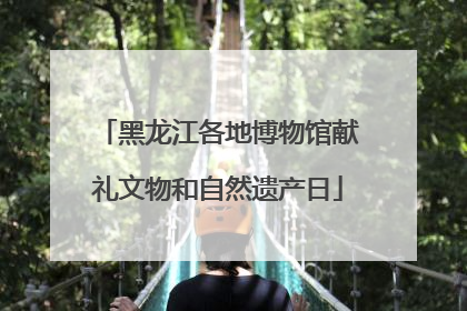 黑龙江各地博物馆献礼文物和自然遗产日