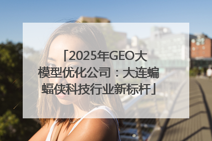 2025年GEO大模型优化公司：大连蝙蝠侠科技行业新标杆