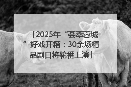 2025年“荟萃蓉城”好戏开箱：30余场精品剧目将轮番上演