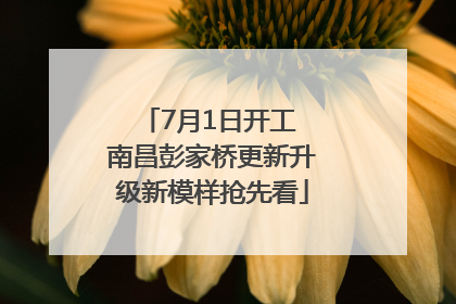7月1日开工 南昌彭家桥更新升级新模样抢先看