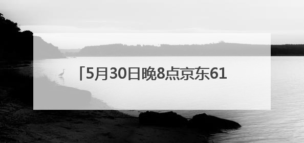 5月30日晚8点京东618超级补贴日重磅开启，补贴优惠力度前所未有，每人每天补贴超6180元！
