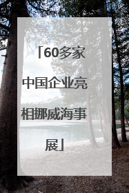 60多家中国企业亮相挪威海事展
